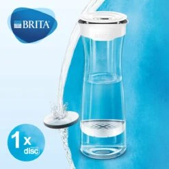 BRITA - Fill&Serve Waterfilterkaraf - 1,3L - Wit Grafiet - Inclusief 1 MicroDisc Waterfilter -Premium Waterflessenwinkel 1200x1200 145