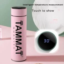 Slimme Thermosfles Met LCD Temperatuur Display - Curver Isolatiefles 0,5 Liter - Dubbelwandige Thermosfles - Thermosbeker - Isoleerfles - Thermoskan - Travel Mug - Bidon Drinkfles - Koffiebeker - Drinkflessen - RVS - Smart Thermos - Metaal -Premium Waterflessenwinkel 1200x1200 214
