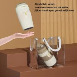 Floraweg Cup - Drinkbeker To GO- Lekvrij Dubbelwandig ,RVS 316, Thermosbeker Koffiebeker- Koffie En Thee - 400ml Zwart -Premium Waterflessenwinkel 1200x1200 23