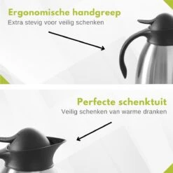 Hendi Thermoskan 1,5 Liter - Isoleerkan Met Drukknop - Zwart - Ø14,5x(H)23cm 14 Hendi Thermoskan 1,5 Liter - Isoleerkan Met Drukknop - Zwart - Ø14,5x(H)23cm -Premium Waterflessenwinkel 1200x1200 237