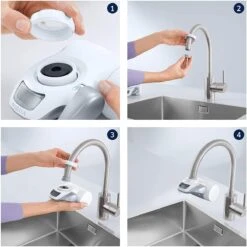 BRITA On Tap Faucet Filtration System - Uitstekend Smakend Gefilterd Water - Inclusief 1 BRITA ON TAP Kraanfilter - 600 Liter Water Gefilterd Per Patroon - Witte Kleur -Premium Waterflessenwinkel 1200x1200 26