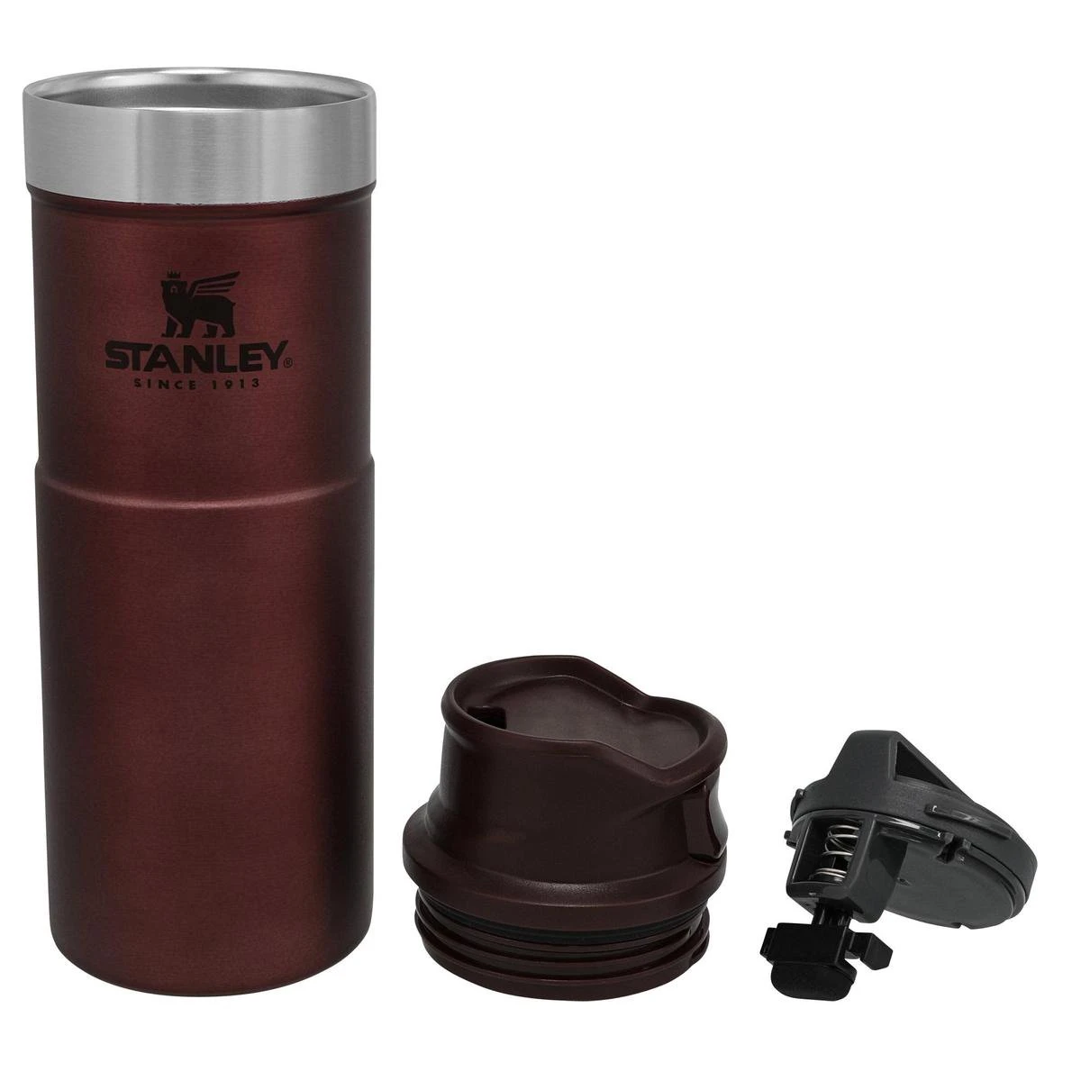 Stanley Trigger-Action Travel Mug 0.47L - Thermosfles - Wine 6 Stanley Trigger-Action Travel Mug 0.47L - Thermosfles - Wine - Afbeelding 4