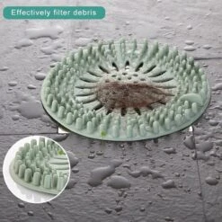 WiseGoods - Haarstopper - Haarvanger - Douche Zeef - Douche Filter - Haarfilter - Douche Afvoer - Siliconen - Blauw -Premium Waterflessenwinkel 1200x1200 448