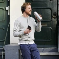 Mepal – Isoleerfles Ellipse 900 Ml – Houdt Je Drankje 12 Uur Warm En 24 Uur Koud – Natural Brushed – Geschikt Voor Bruiswater – Thermosfles – Lekdicht -Premium Waterflessenwinkel 1200x1200 540