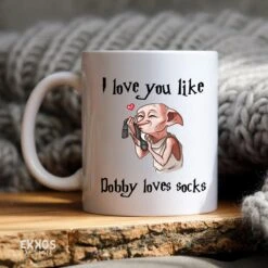 Harry Potter Dobby Mok - Harry Potter - Cadeau Voor Vrouw - Koffiemok - Grappige Cadeaus - Cadeau Voor Man - Kado Man - Kado Vrouw - Valentijn Cadeautje Voor Haar - Mokken En Bekers - Verjaardag Cadeau - Koffiekopjes - Mok Met Tekst -Premium Waterflessenwinkel 1200x1200 629