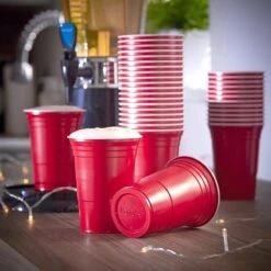 Merkloos Beerpong - 50 Stuk(s) - Red Cups Inc. 3 Ballen - Beerpong Drankspel - Plastic Bekers - Beer Pong 7 Merkloos Beerpong - 50 Stuk(s) - Red Cups Inc. 3 Ballen - Beerpong Drankspel - Plastic Bekers - Beer Pong -Premium Waterflessenwinkel 1200x1200 801