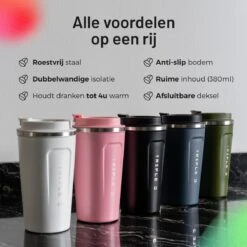 Triple J® Koffiebeker To Go - Thermosbeker - BPA & Lekvrij - 510ml - Zwart 17 Triple J® Koffiebeker To Go - Thermosbeker - BPA & Lekvrij - 510ml - Zwart -Premium Waterflessenwinkel 1200x1200 977