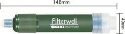 Merkloos Fllterwell Waterfilter - Survival - Zuiver & Schoon Drinkwater - Lichtgewicht - Water Filter - Outdoor - Hiking & Wandelen -Premium Waterflessenwinkel 1200x337