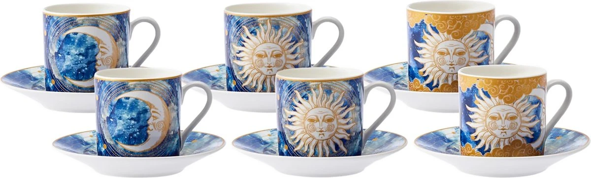 Karaca - Astrologisch Coffee Cup Set Voor 6 - Romantische Koffieliefhebbers - Espresso Mokken Set - Espresso Mok - Turkse Koffie - Valentijn Cadeau - Gift Box 9 Karaca - Astrologisch Coffee Cup Set Voor 6 - Romantische Koffieliefhebbers - Espresso Mokken Set - Espresso Mok - Turkse Koffie - Valentijn Cadeau - Gift Box - Afbeelding 7