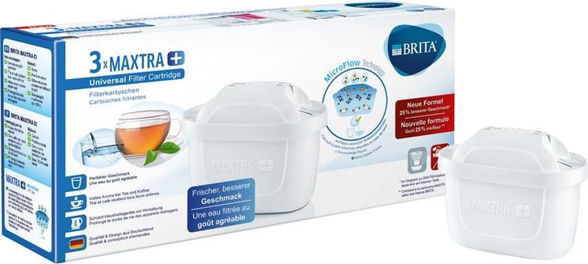 BRITA Maxtra+ Filterpatronen - 3 Stuks 10 BRITA Maxtra+ Filterpatronen - 3 Stuks - Afbeelding 8