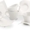 Villeroy & Boch New Wave Cappuccinoset - 8 Delig - Wit -Premium Waterflessenwinkel 1200x545