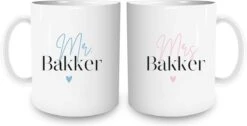 Merkloos Mr. & Mrs Mokken Set | Giftbox | Bruidspaar | Gepersonaliseerd | Met Kaart | Koppels Cadeau| Newlyweds | Pas Getrouwd Cadeau | Huwelijks Cadeau | Cadeau Set | Getrouwd -Premium Waterflessenwinkel 1200x612 2