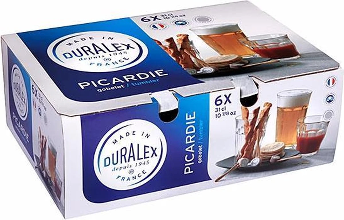 Duralex Picardie Waterglas 310 Ml - Gehard Glas - 6 Stuks 7 Duralex Picardie Waterglas 310 Ml - Gehard Glas - 6 Stuks - Afbeelding 5