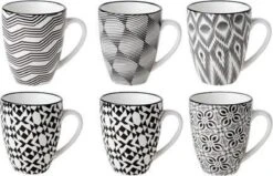 Cosy&Trendy Nikko Black Beker - Ø 7 Cm - Set-6 9 Cosy&Trendy Nikko Black Beker - Ø 7 Cm - Set-6 -Premium Waterflessenwinkel 1200x772