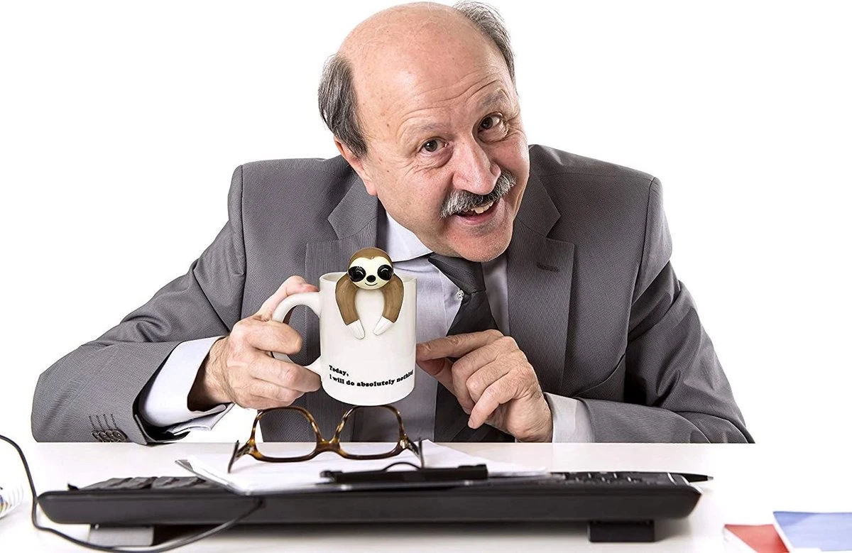 Decodyne Luiaard Luie Grappige Koffiemok, Grappige Cadeaus Voor Vrouwen En Mannen 35 Cl 4 Decodyne Luiaard Luie Grappige Koffiemok, Grappige Cadeaus Voor Vrouwen En Mannen 35 Cl - Afbeelding 2