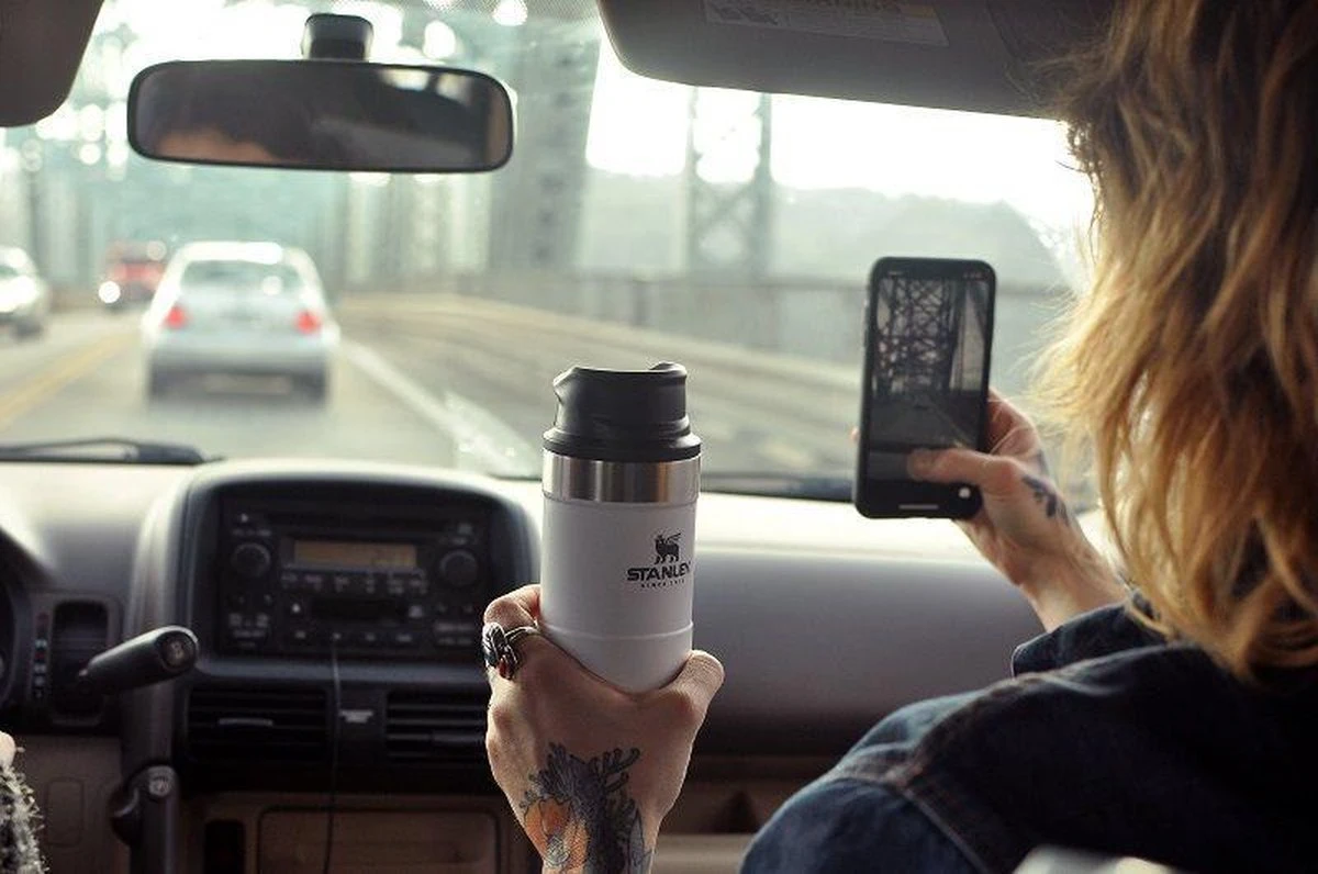 Stanley The Trigger-Action Travel Mug 0,25L - Thermosfles - Black 10 Stanley The Trigger-Action Travel Mug 0,25L - Thermosfles - Black - Afbeelding 8