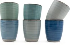 Koffiekopjes - Set Van 6 - 160ML - Allen Unieke Kleur - Koffiemok - Espresso Mok - Ocean Blue -Premium Waterflessenwinkel 1200x797 1