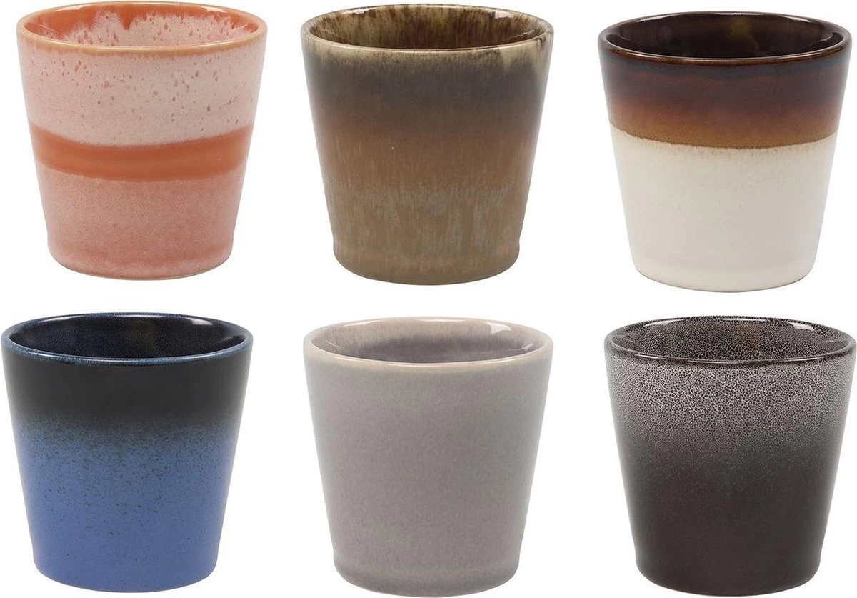 Studio Tavola Koffiekopjes Earth 200 Ml - 6 Stuks 3 Studio Tavola Koffiekopjes Earth 200 Ml - 6 Stuks