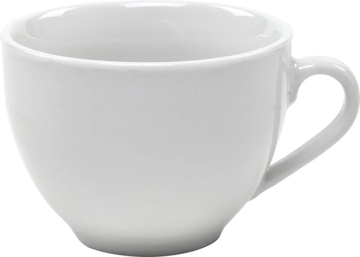 Merkloos Koffie Kopjes – Koffiekopjes – Koffiemokken – Cappuccino – Set Van 6 – Porselein – 250 Ml – Wit 5 Merkloos Koffie Kopjes – Koffiekopjes – Koffiemokken – Cappuccino – Set Van 6 – Porselein – 250 Ml – Wit - Afbeelding 3
