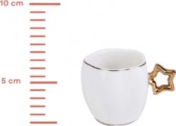 Karaca -Star- Set Van 6 Koffiekopset 80 Ml- Koffiekopjes Voor 6 Personen-Turkse Koffie-Moccakop-espressokop-12-delig, Witgoud, 6 Espressokopjes En 6 Schoteltjes, Mokkakopjes, Porselein, Koffieservies 7 Karaca -Star- Set Van 6 Koffiekopset 80 Ml- Koffiekopjes Voor 6 Personen-Turkse Koffie-Moccakop-espressokop-12-delig, Witgoud, 6 Espressokopjes En 6 Schoteltjes, Mokkakopjes, Porselein, Koffieservies -Premium Waterflessenwinkel 1200x867 5
