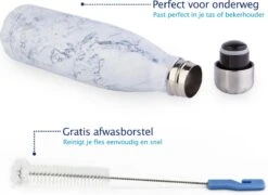 TIGR The Original - Drinkfles - Thermosfles - RVS - 500ml - Marmer - Met Afwasborstel 11 TIGR The Original - Drinkfles - Thermosfles - RVS - 500ml - Marmer - Met Afwasborstel -Premium Waterflessenwinkel 1200x874