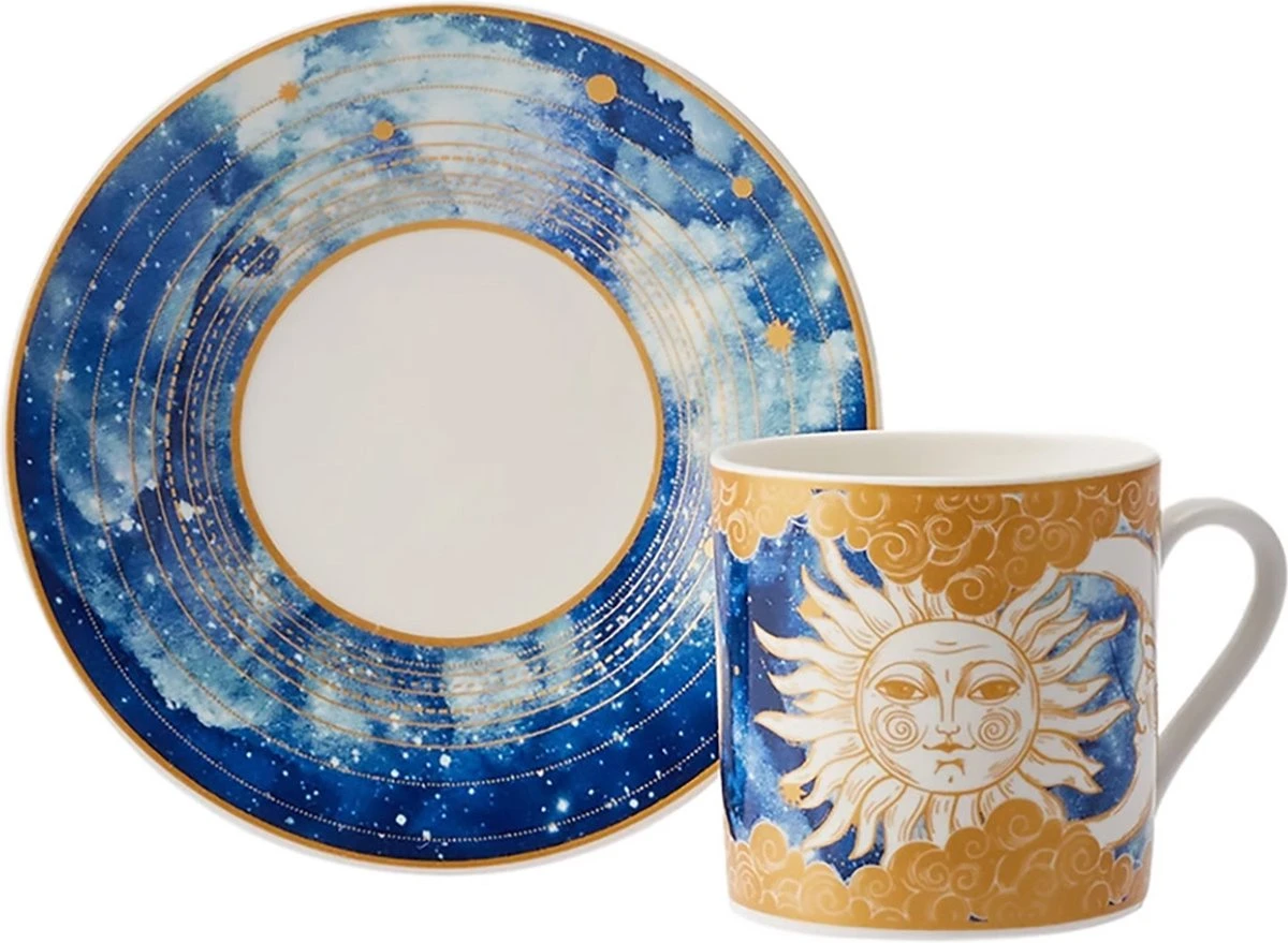 Karaca - Astrologisch Coffee Cup Set Voor 6 - Romantische Koffieliefhebbers - Espresso Mokken Set - Espresso Mok - Turkse Koffie - Valentijn Cadeau - Gift Box 6 Karaca - Astrologisch Coffee Cup Set Voor 6 - Romantische Koffieliefhebbers - Espresso Mokken Set - Espresso Mok - Turkse Koffie - Valentijn Cadeau - Gift Box - Afbeelding 4