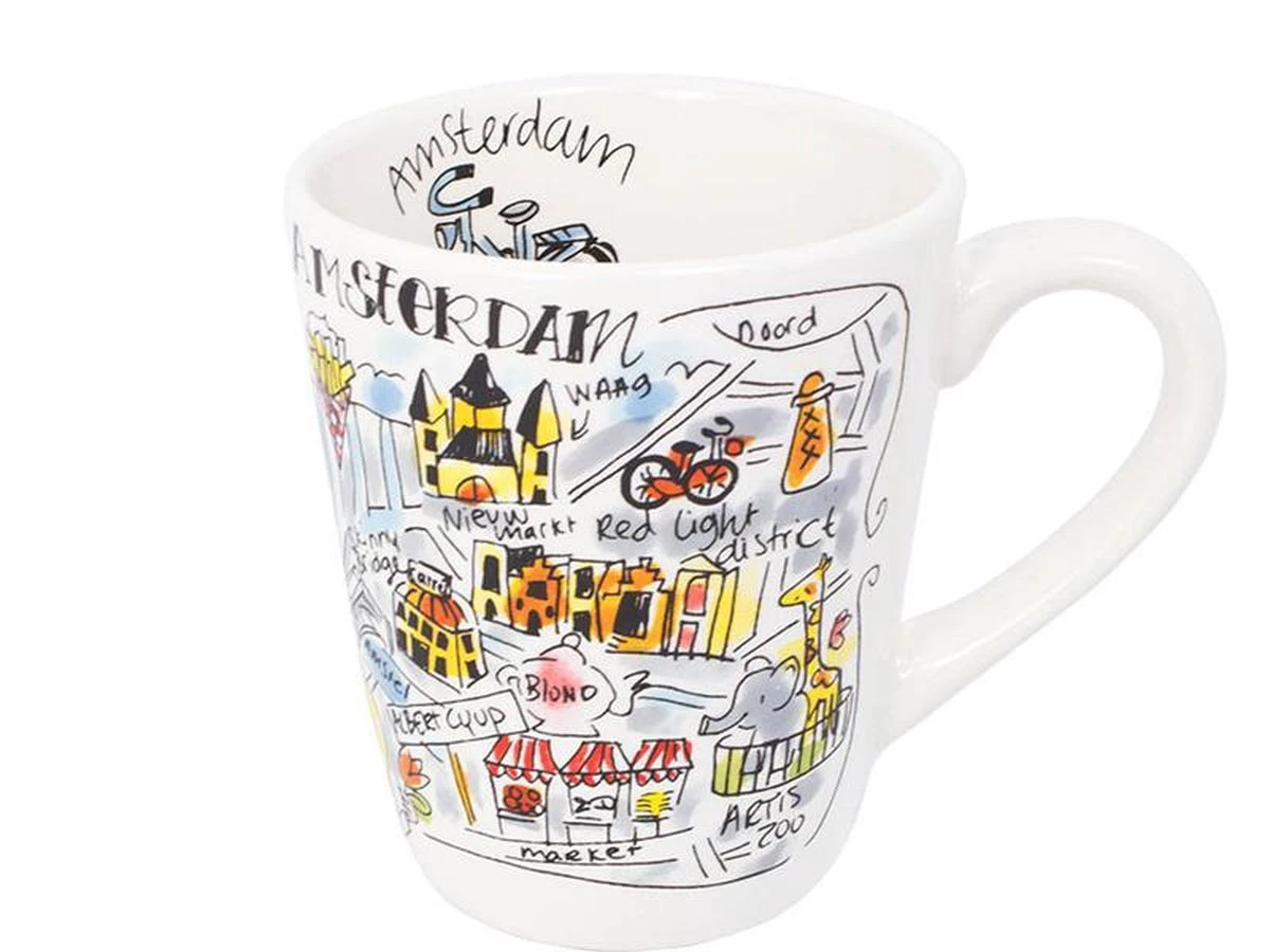 Blond Amsterdam City Amsterdam Mok - 350 Ml 10 Blond Amsterdam City Amsterdam Mok - 350 Ml - Afbeelding 8
