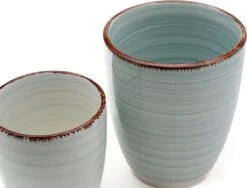 Koffiekopjes - Ocean Blue - Koffiebeker - Unieke Kleuren - Blauw - Set Van 12 Kopjes (ook Los Verkrijgbaar) - 160ML En 340ML - Porselein - Hip En Trendy -Premium Waterflessenwinkel 1200x911 1