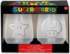 Storline Nintendo - Super Mario Crystal Glasses 2-pack -Premium Waterflessenwinkel 1200x918 2