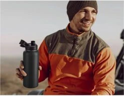 Thermosfles - Onyx Black - 1 Liter - Extra Dop Met Rietje & Drinktuit - Thermosflessen - Isoleerfles - BPA Vrij - Lekvrij - Thermoskan - Isoleerbeker - Thermosbeker 14 Thermosfles - Onyx Black - 1 Liter - Extra Dop Met Rietje & Drinktuit - Thermosflessen - Isoleerfles - BPA Vrij - Lekvrij - Thermoskan - Isoleerbeker - Thermosbeker -Premium Waterflessenwinkel 1200x926