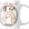Valentijn Mok Met Tekst: I Want To Grow Old With You | Valentijn Cadeau | Valentijn Decoratie | Grappige Cadeaus | Koffiemok | Koffiebeker | Theemok | Theebeker