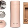 Retulp - Tumbler Thermosbeker – Champagne Pink – 300 Ml - Thermosfles - Roze -Premium Waterflessenwinkel 1200x948