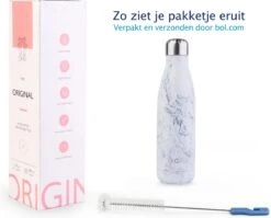 TIGR The Original - Drinkfles - Thermosfles - RVS - 500ml - Marmer - Met Afwasborstel 10 TIGR The Original - Drinkfles - Thermosfles - RVS - 500ml - Marmer - Met Afwasborstel -Premium Waterflessenwinkel 1200x969