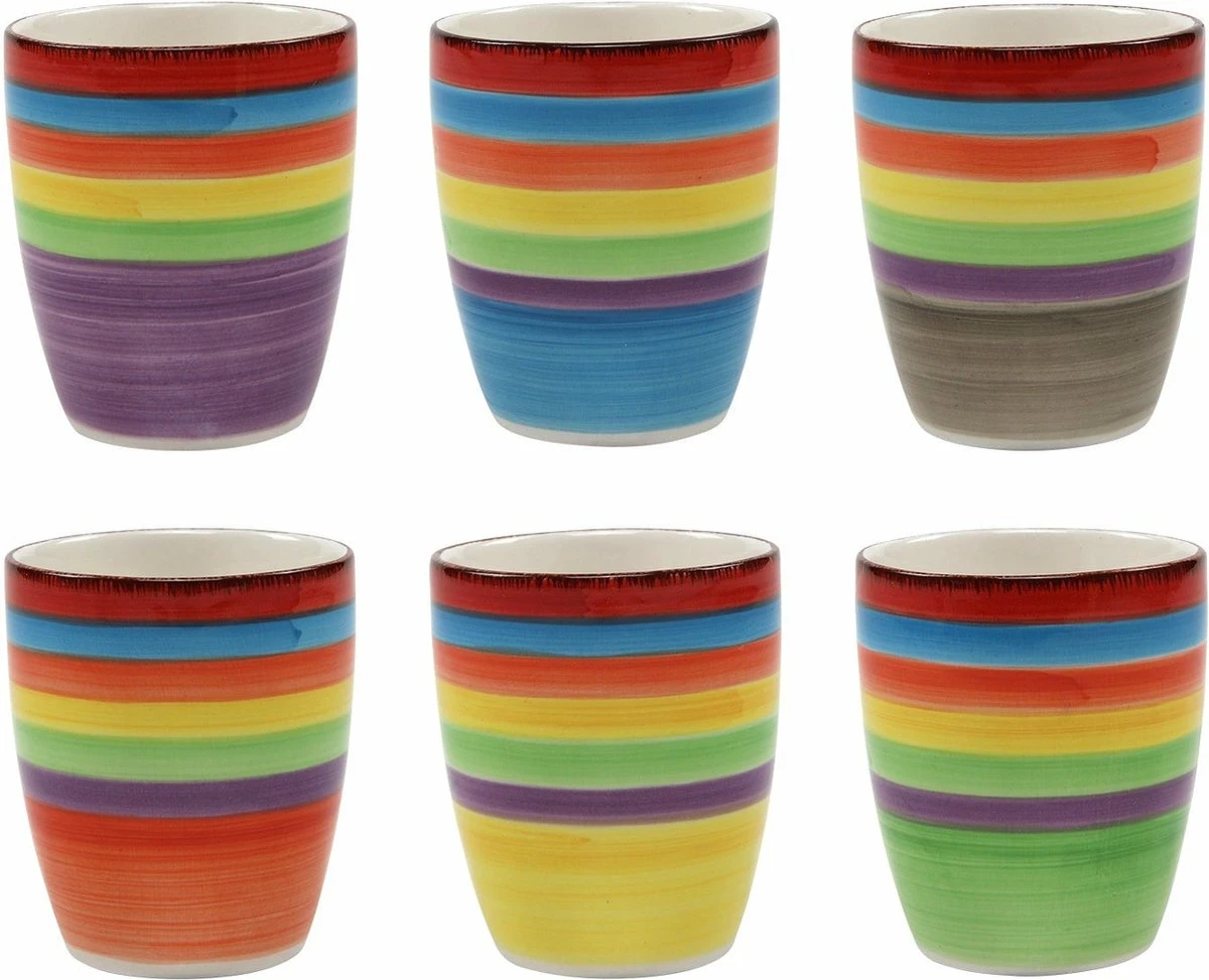 Studio Tavola Bekers Ocean Blue 160 Ml - 6 Stuks 10 Studio Tavola Bekers Ocean Blue 160 Ml - 6 Stuks - Afbeelding 8