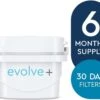Aqua Optima Evolve+ Single Life - Wit - 6x 100 Liter -Premium Waterflessenwinkel 1200x981