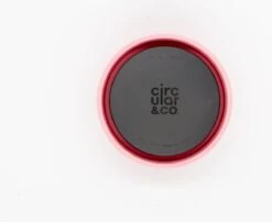 Circular&Co. Herbruikbare To Go Koffiebeker (rCUP) Zwart/roze 12oz/340ml -Premium Waterflessenwinkel 1200x982 2