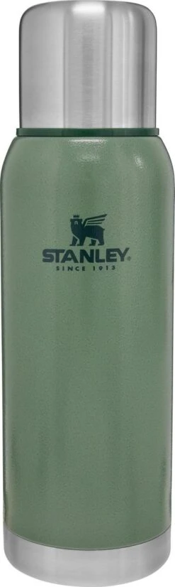 Stanley The Stainless Steel Vacuum Bottle 1,0L - Thermosfles - Hammertone Green -Premium Waterflessenwinkel 359x1200