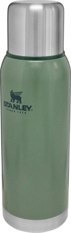 Stanley The Stainless Steel Vacuum Bottle 1,0L - Thermosfles - Hammertone Green -Premium Waterflessenwinkel 369x1200