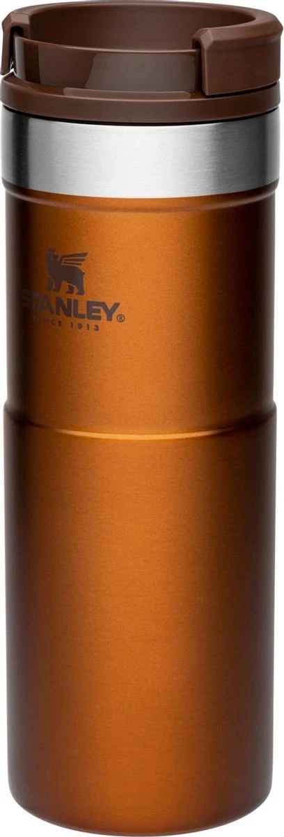 Stanley The NeverLeak™ Travel Mug 0,47L NEW - Thermosfles - Maple 6 Stanley The NeverLeak™ Travel Mug 0,47L NEW - Thermosfles - Maple - Afbeelding 4