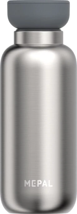 Mepal – Isoleerfles Ellipse 350 Ml – Houdt Je Drankje 9 Uur Warm En 12 Uur Koud – Natural Brushed – Geschikt Voor Bruiswater – Thermosfles – Lekdicht -Premium Waterflessenwinkel 430x1200 3