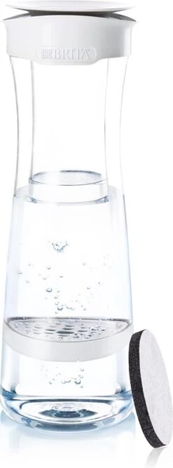 BRITA - Fill&Serve Waterfilterkaraf - 1,3L - Wit Grafiet - Inclusief 1 MicroDisc Waterfilter -Premium Waterflessenwinkel 446x1200