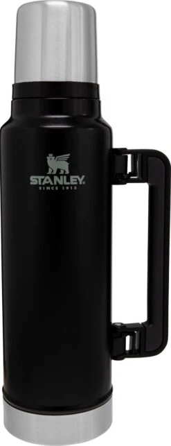 Stanley The Legendary Classic Bottle 1,40L - Thermosfles - Matte Black -Premium Waterflessenwinkel 461x1200