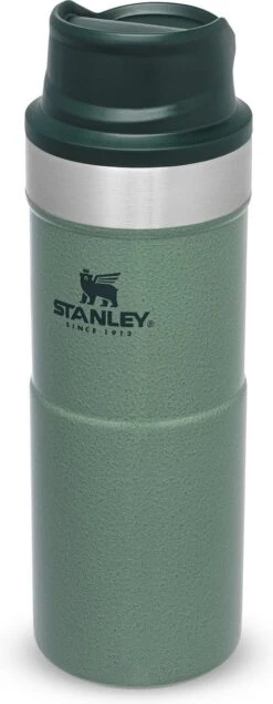 Stanley Trigger-Action Travel Mug 0.35L - Thermosfles - Hammertone Green -Premium Waterflessenwinkel 467x1200