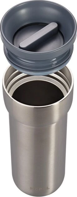 Mepal Isoleerbeker Ellipse 475 Ml – Houdt Je Drankje 6 Uur Warm En 10 Uur Koud – Natural Brushed – Koffiebeker To Go – Lekdicht – Thermosbeker -Premium Waterflessenwinkel 469x1200 1