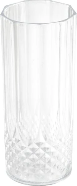 Merkloos 6x Stuks Herbruikbare Kunststof Longdrinkglazen 400 Ml Met Kristaleffect -Premium Waterflessenwinkel 499x1200 2