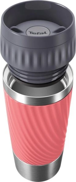 Tefal Travel Mug Easy Twist Thermobeker - Koraalrood - 0,36 Liter -Premium Waterflessenwinkel 504x1200 4