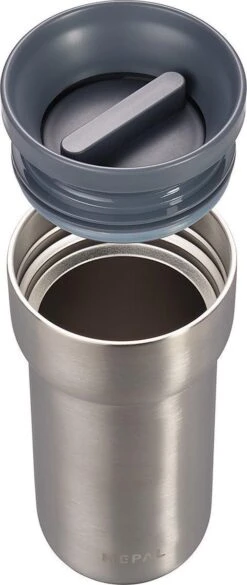 Mepal Isoleerbeker Ellipse 375 Ml – Houdt Je Drankje 4 Uur Warm En 8 Uur Koud – Natural Brushed – Koffiebeker To Go – Lekdicht – Thermosbeker -Premium Waterflessenwinkel 507x1200 3