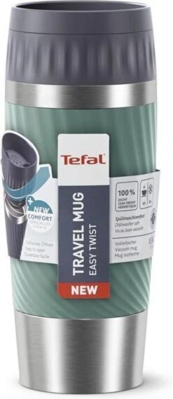 Tefal Travel Mug Easy Twist Thermobeker - Groen - 0,36 Liter 32 Tefal Travel Mug Easy Twist Thermobeker - Groen - 0,36 Liter -Premium Waterflessenwinkel 522x1200