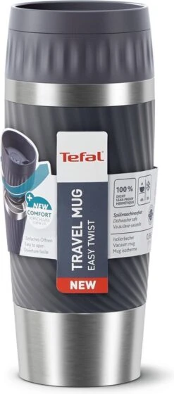 Tefal Travel Mug Easy Twist Thermobeker - Antraciet - 0,36 Liter 18 Tefal Travel Mug Easy Twist Thermobeker - Antraciet - 0,36 Liter -Premium Waterflessenwinkel 529x1200