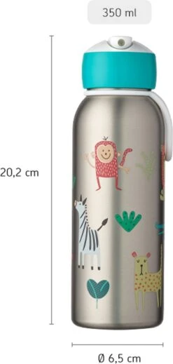Mepal – Isoleerfles Flip-up Campus – Dino – Waterfles Met Rietje – Houdt Je Drankje Tot 9 Uur Warm En 12 Uur Koud – Drinkfles Voor Kinderen – Thermosfles -Premium Waterflessenwinkel 571x1200